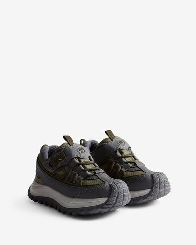 Kids Khaki Zigzac Sneaker
