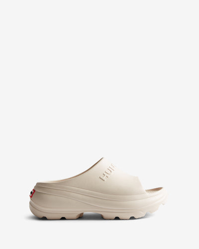 Women's Light Beige Fog Pool Mule