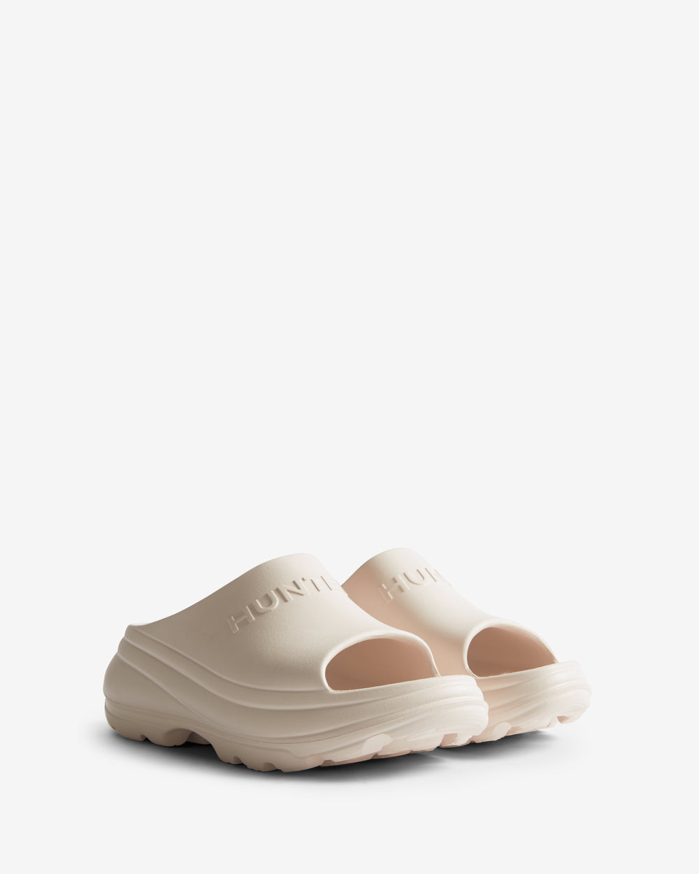 Women's Light Beige Fog Pool Mule