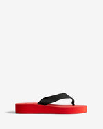 Women's Military Red Lune Valley Flip Flop