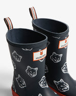 MAISON KITSUNÉ X HUNTER Fox Head Kids First Contrast Boots