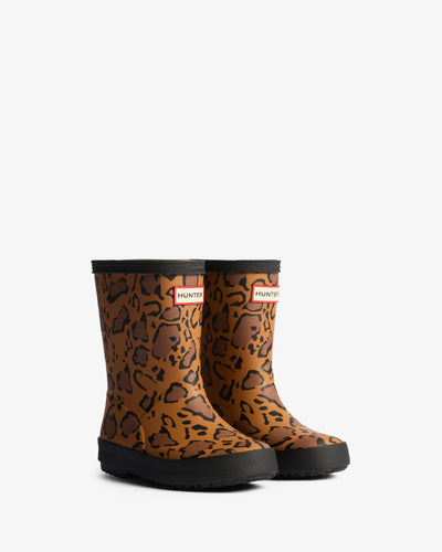 Original Kids First (18 Months-8 Years) Leopard Print Wellington Boots
