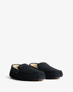 Men's Moccassin Slipper Tartan Collar