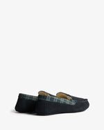 Men's Moccassin Slipper Tartan Collar