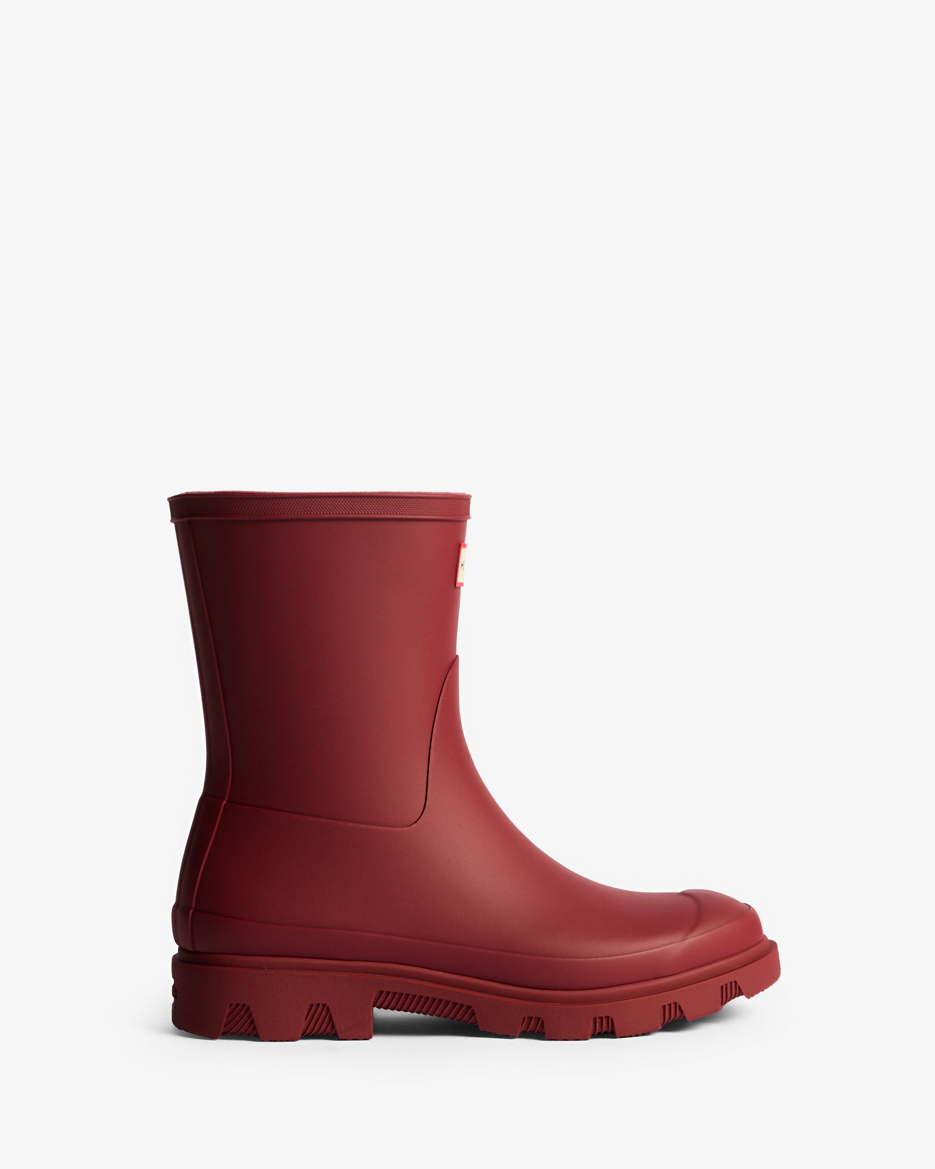 Red Hunter Hunter Short Gloss Wellies Womens Women's Short Boots