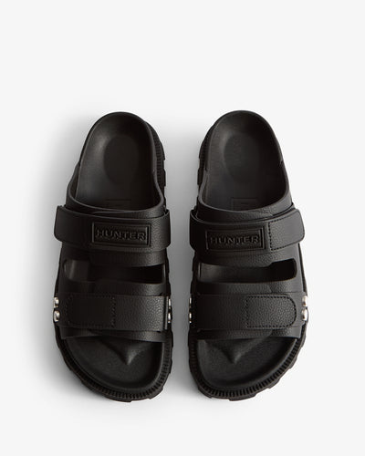 Unisex Vegan Synthetic Logo Sandal