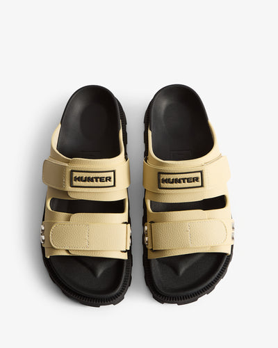 Unisex Vegan Synthetic Logo Sandal