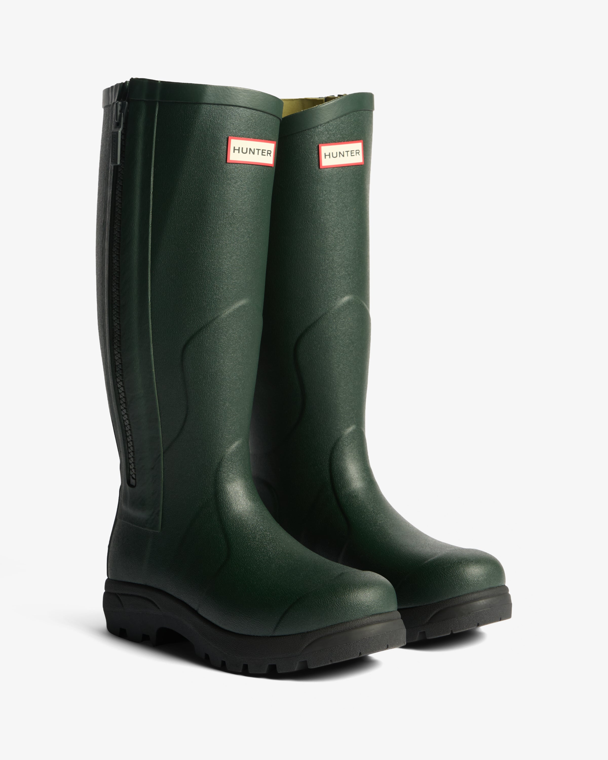 Unisex Dark Olive Balmoral MKII Full Zip Wellington Boot – Hunter Unisex Dark Olive Balmoral MKII Full Zip Wellington Boot – Hunter