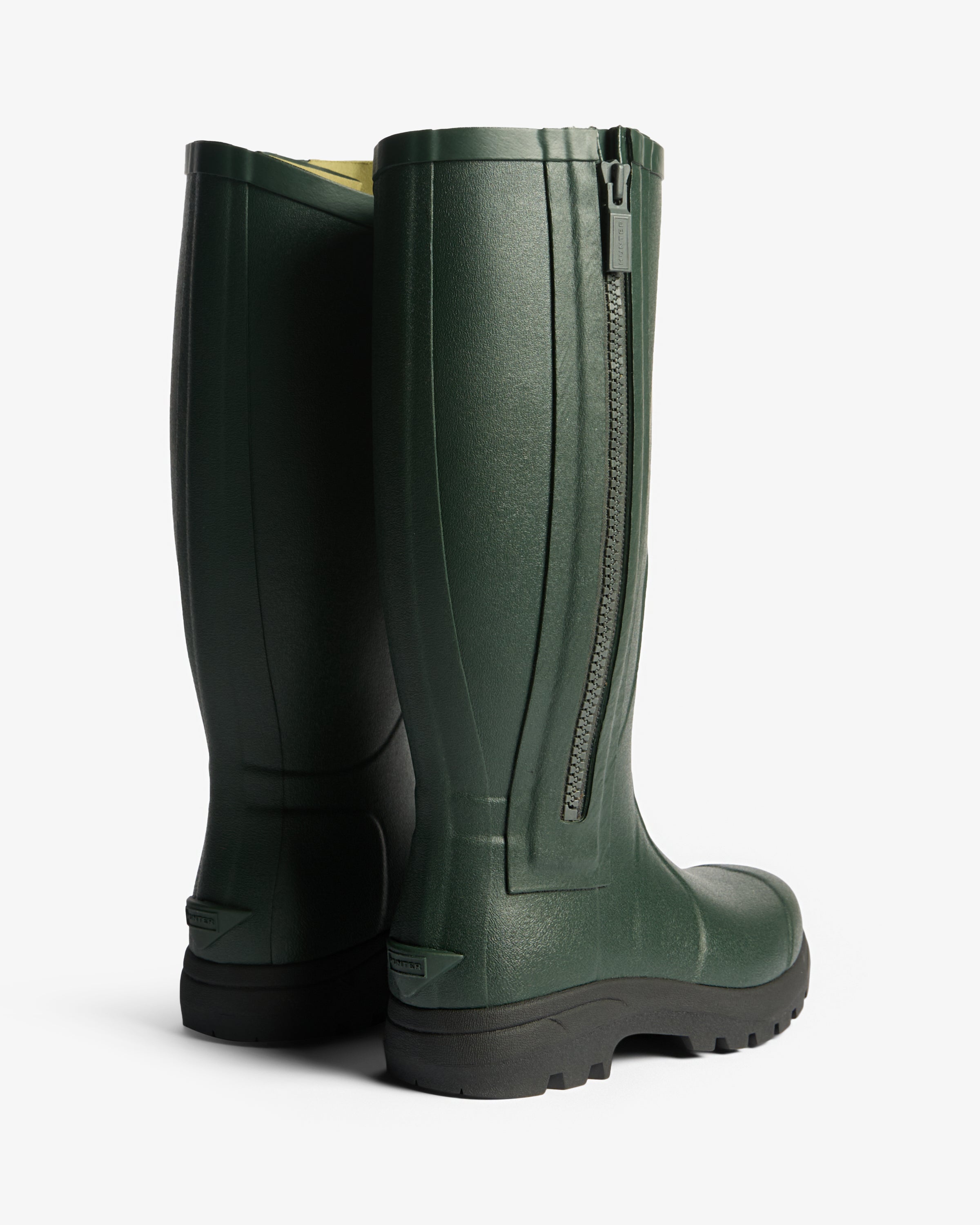 Unisex Dark Olive Balmoral MKII Full Zip Wellington Boot – Hunter