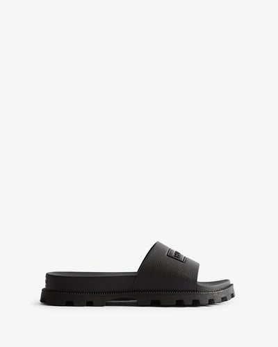 Unisex Vegan Synthetic Logo Slider