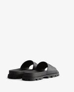 Unisex Vegan Synthetic Logo Slider