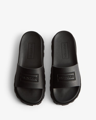 Unisex Vegan Synthetic Logo Slider