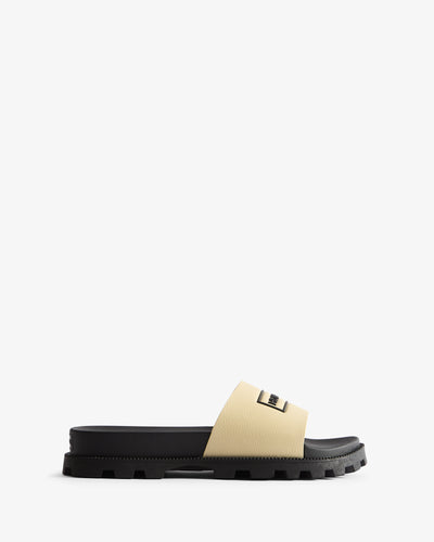 Unisex Vegan Synthetic Logo Slider