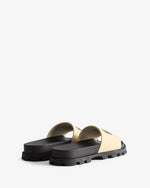 Unisex Vegan Synthetic Logo Slider