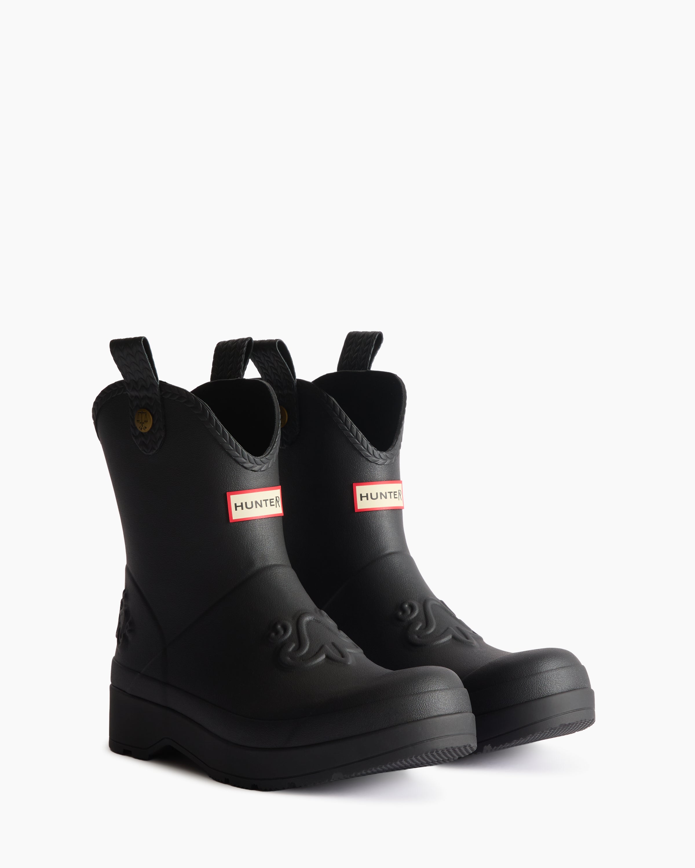 【新品】HUNTER made in UK UNISEX UK6(25cm) REPRESENT X HUNTER Black Play Short Boot – Hunter Boots UK