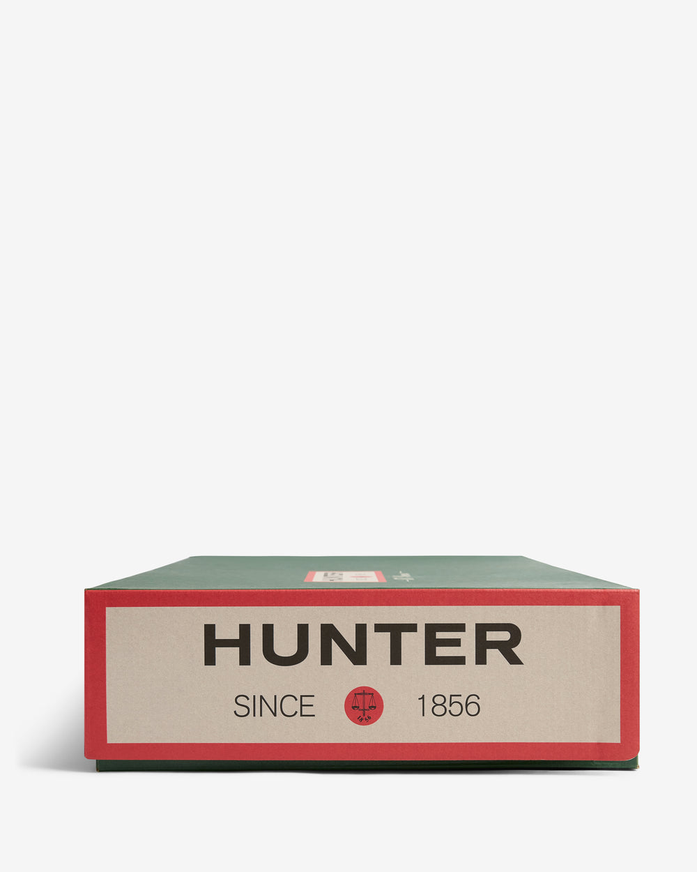 Hunter brand packaging with 'Since 1856' text on a white background