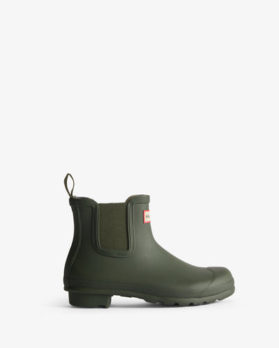 Women's Tartan Lining Chelsea Boots