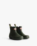 Women's Tartan Lining Chelsea Boots