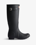 Women's Tartan Lining Tall Wellington Boots