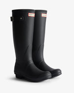 Women's Tartan Lining Tall Wellington Boots
