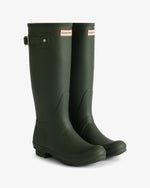 Women's Tartan Lining Tall Wellington Boots