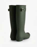 Women's Tartan Lining Tall Wellington Boots