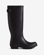Women's Black Highgrove Tall Back Adjustable Wellington Boot