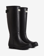 Women's Black Highgrove Tall Back Adjustable Wellington Boot