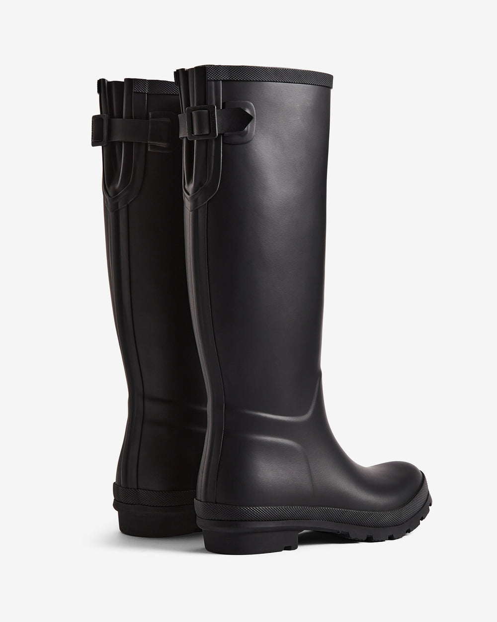 Women's Black Highgrove Tall Back Adjustable Wellington Boot