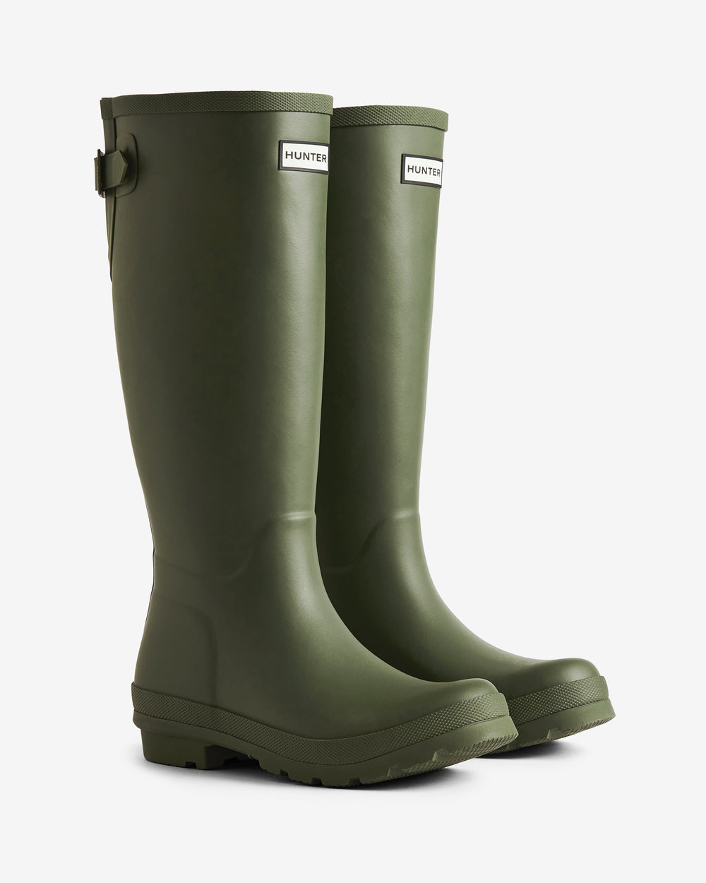 Women's Dark Olive Highgrove Tall Back Adjustable Wellington Boot