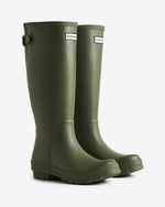 Women's Dark Olive Highgrove Tall Back Adjustable Wellington Boot