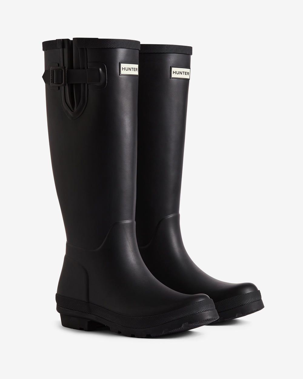 Women's Black Highgrove Tall Side Adjustable Wellington Boots