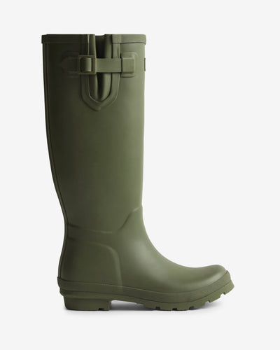 Women's Dark Olive Highgrove Tall Side Adjustable Wellington Boots