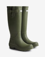 Women's Dark Olive Highgrove Tall Side Adjustable Wellington Boots