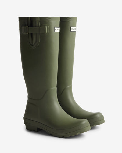 Women's Dark Olive Highgrove Tall Side Adjustable Wellington Boots