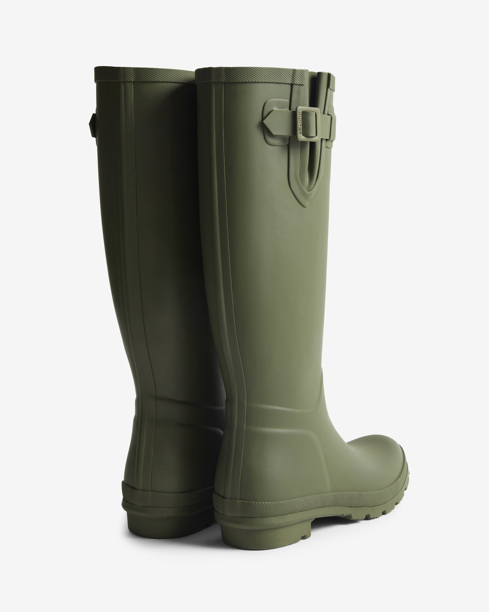 Women's Dark Olive Highgrove Tall Side Adjustable Wellington Boots