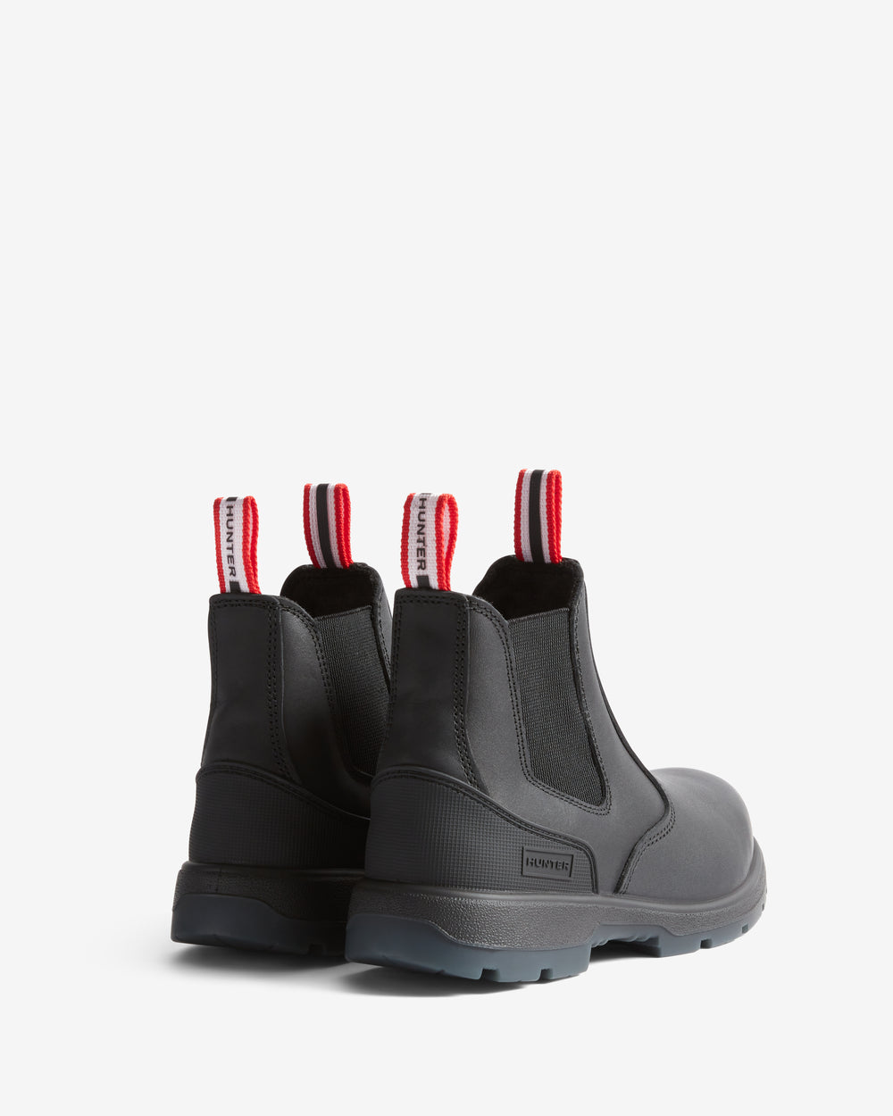 Displays a pair of the Breeze 'Hunter' branded Women's Safety Chelsea Boots