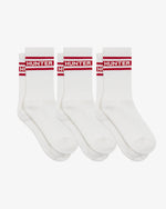 Unisex 3-Pack Heritage Crew Socks