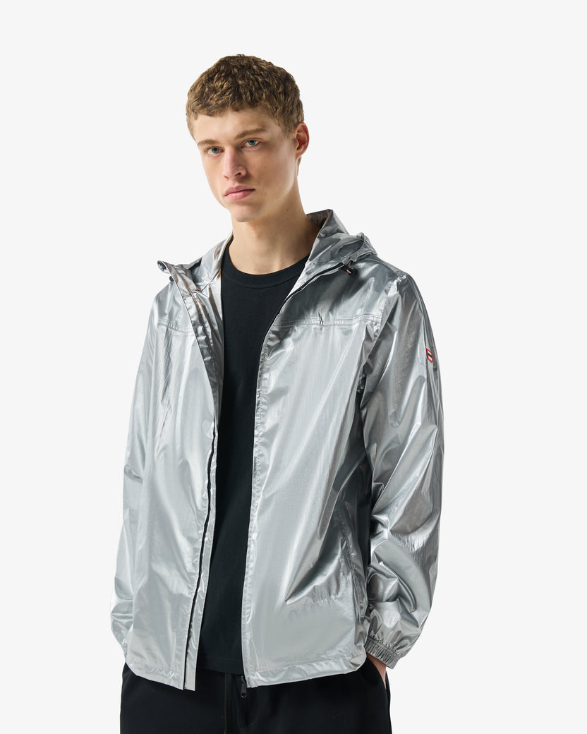 Unisex Silver Play Packable Shell Rain Jacket – Hunter Boots UK