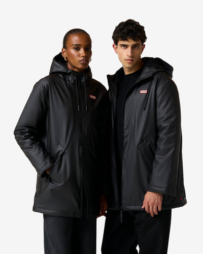 Unisex Black Hunter Short Cocoon Cloak
