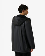 Unisex Black Hunter Short Cocoon Cloak
