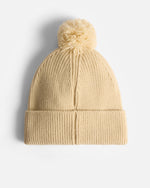 Brenig Ribbed Pom Beanie