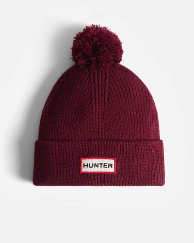 Brenig Ribbed Pom Beanie