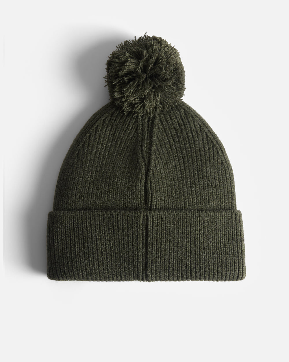 Unisex Kambaba Green Ribbed Pom Beanie/Gloves Box Set