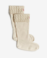 Recycled 6 Stitch Cable Cuff Tall Boot Socks