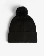 Unisex Black Skye Pom Pom Beanie