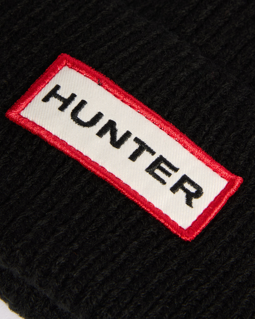 Unisex Black Skye Pom Pom Beanie
