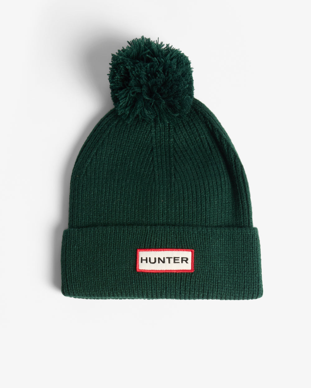 Unisex Hunter Green Skye Pom Pom Beanie