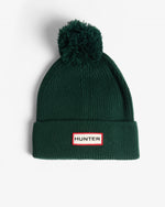 Unisex Hunter Green Skye Pom Pom Beanie