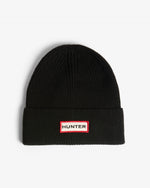 Unisex Black Rory Turn Up Beanie
